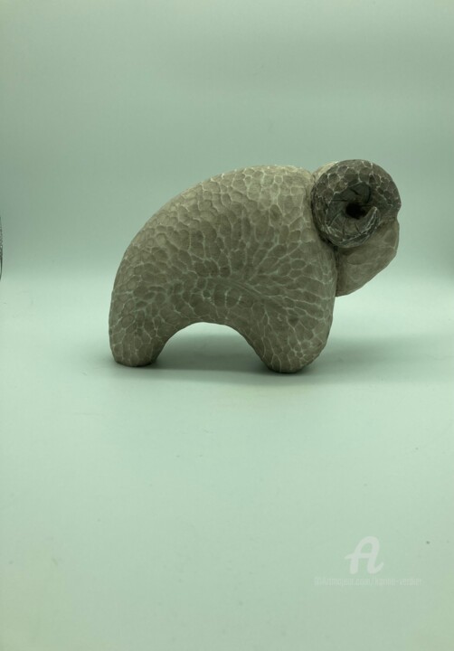 Le Bélier 雕塑, 6.3x9.1 in