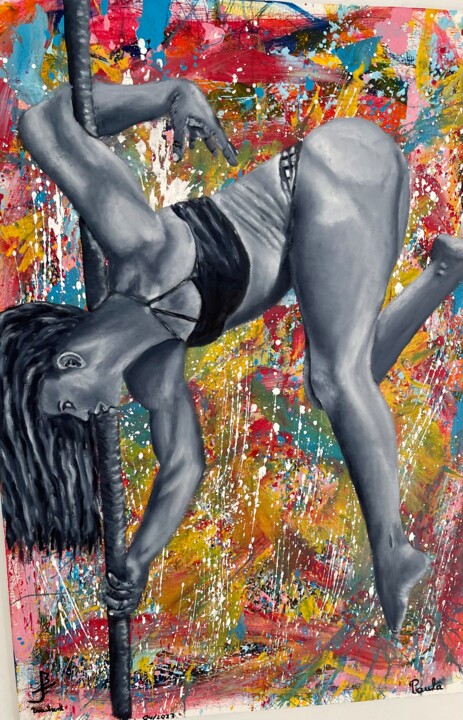Paula 2 绘画, 45.7x31.9 in