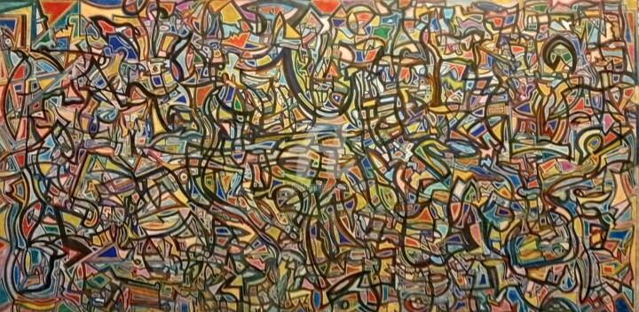绘画,  19.7x39.4 in 