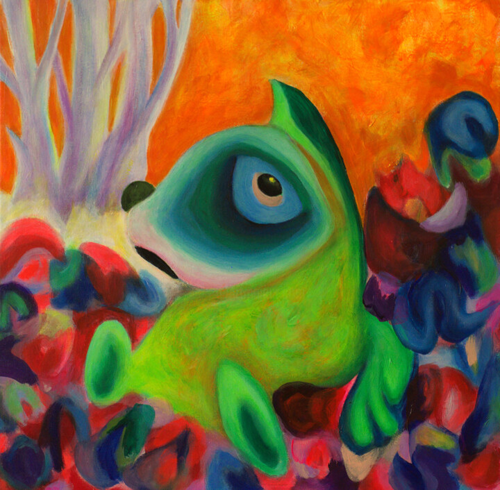 Doggy 绘画, 19.7x19.7 in