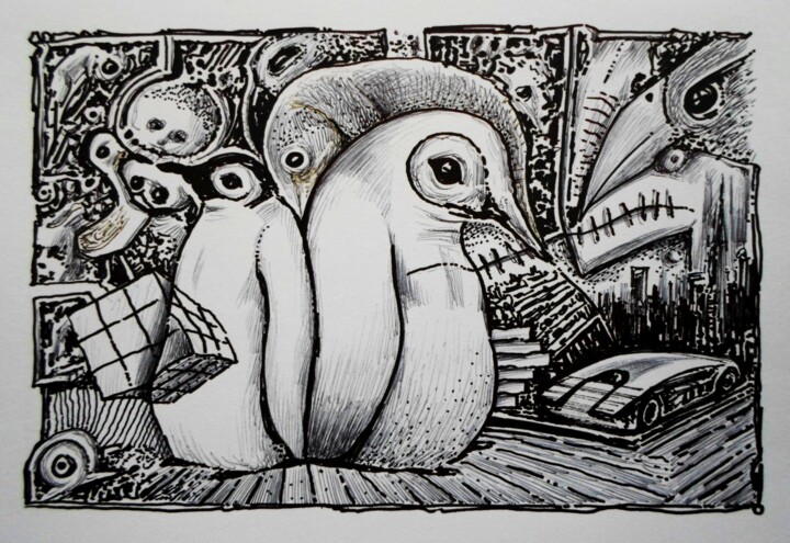 图画,  5.9x8.3 in 