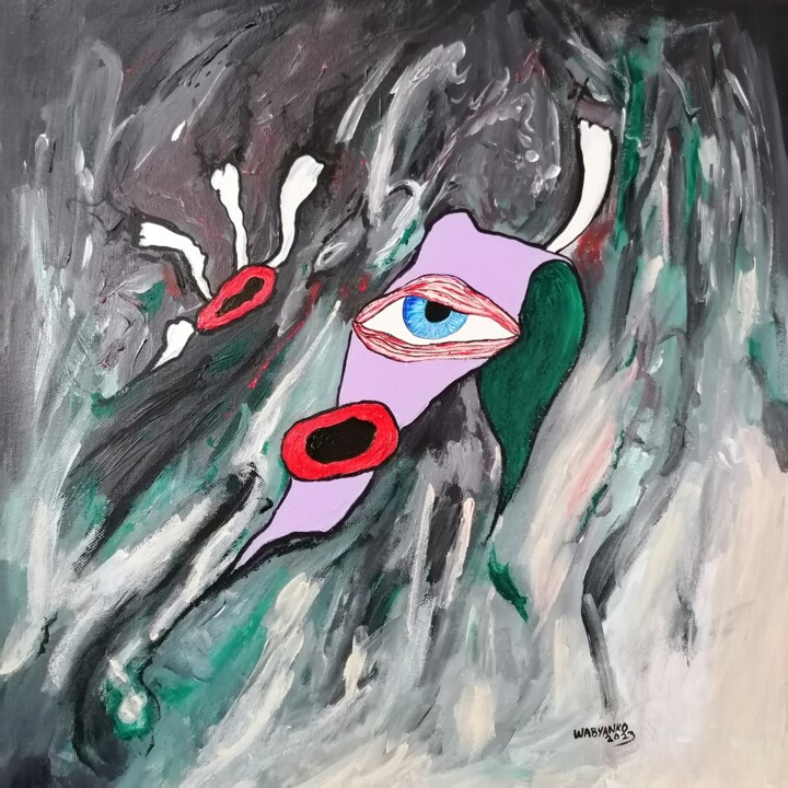绘画,  15.8x15.8 in 