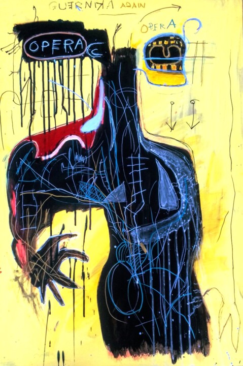 Guernica again 绘画, 36.6x24 in