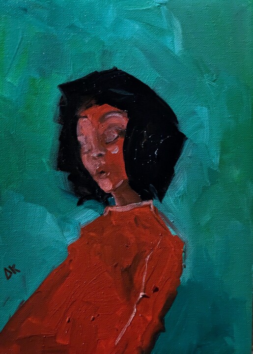 Painting titled "VII" by Diana Knepper, Original Artwork, Oil