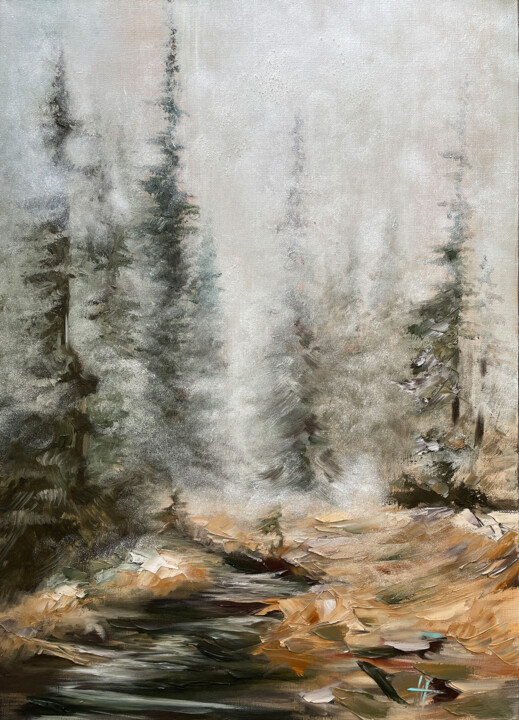 IN FOREST 绘画, 27.6x19.7 in