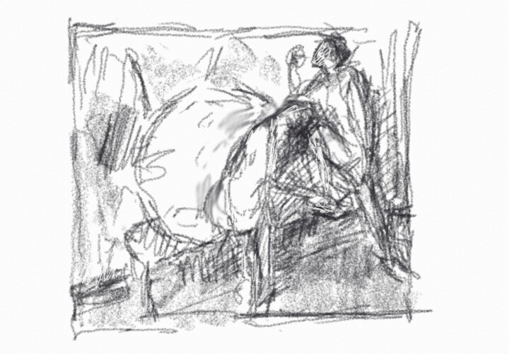 AFTER DEGAS 数字艺术, 8.3x11.8 in