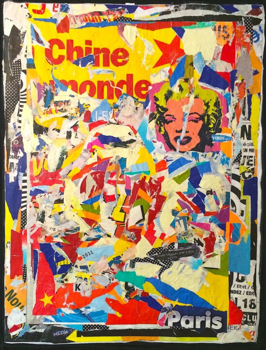 拼贴,  65x47.2 in 