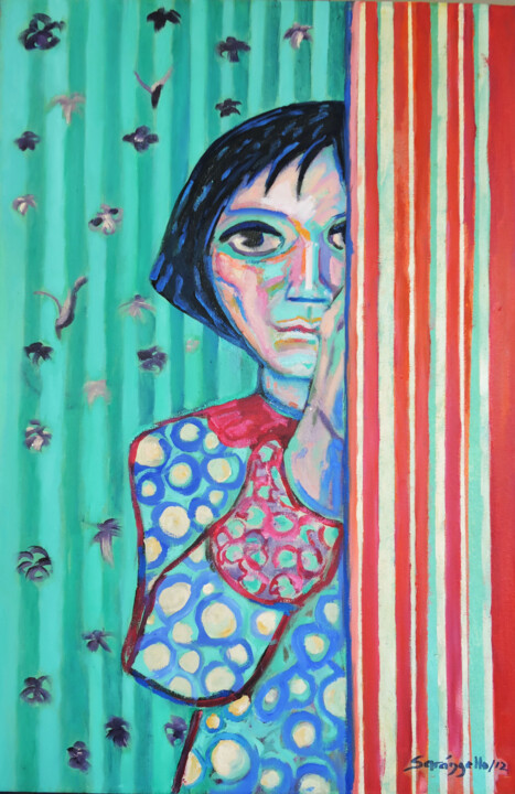 L'enfant 绘画, 27.6x19.7 in