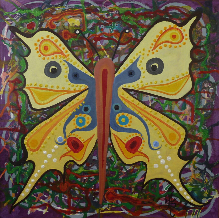 Beauté de l'Ephémère 绘画, 23.6x23.6 in