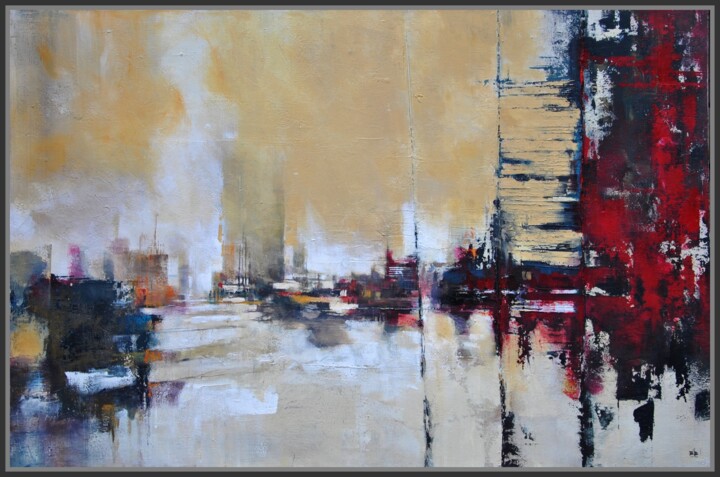 Peinture intitulée "Morning Sun" par Jicé, Œuvre d'art originale, Huile