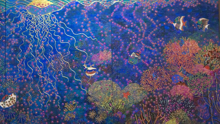 绘画,  57.9x129.9 in 