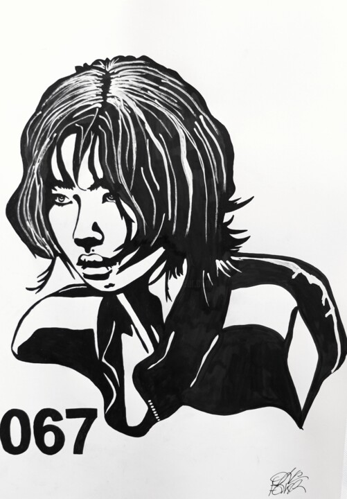 绘画,  18.9x13 in 
