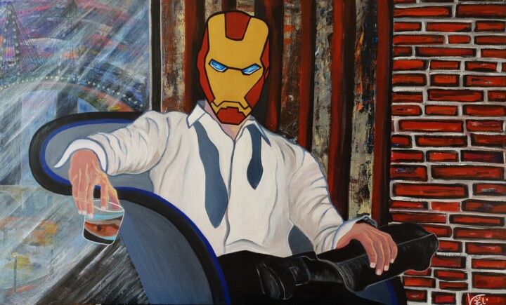 Iron Business 绘画, 35x57.5 in