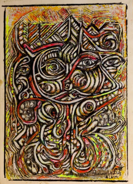 绘画,  13.4x9.1 in 