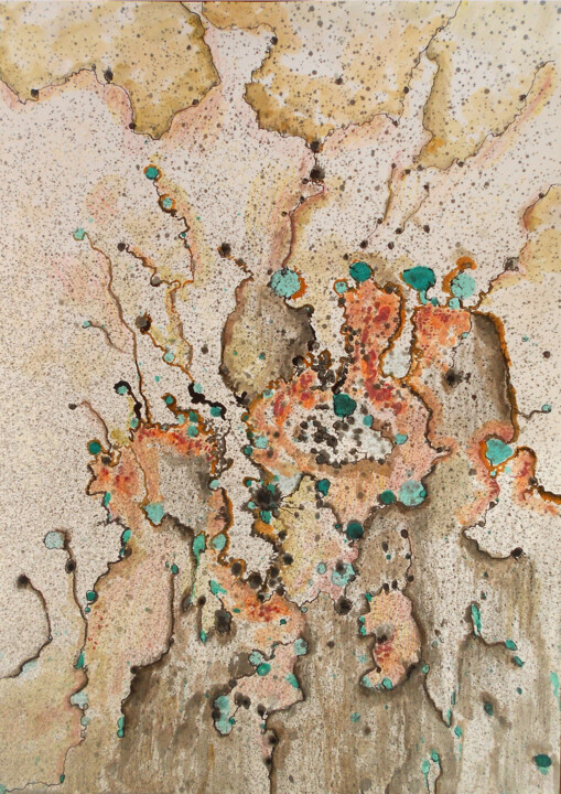 Absence 绘画, 15.8x11.8 in