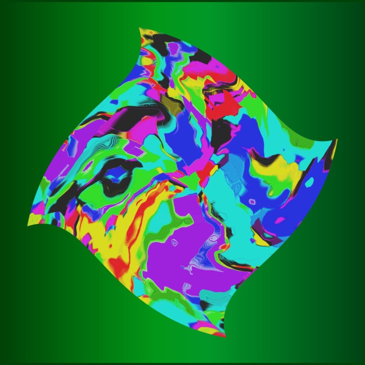Digital Arts titled "Fluid Abstraction #…" by Jeb Gaither, Original Artwork, 2D Digital Work