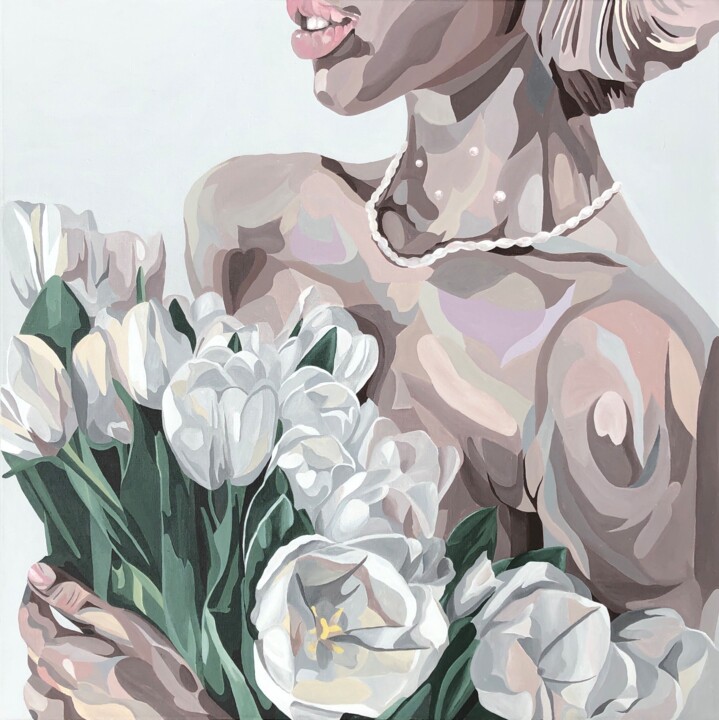 绘画,  27.6x27.6 in 