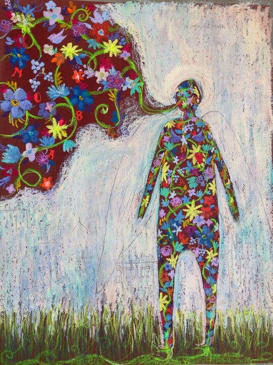 Mother tongue 绘画, 25.6x19.7 in