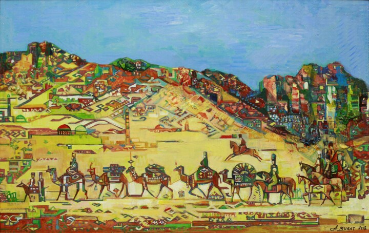 Caravan part II 绘画, 27.6x39.4 in