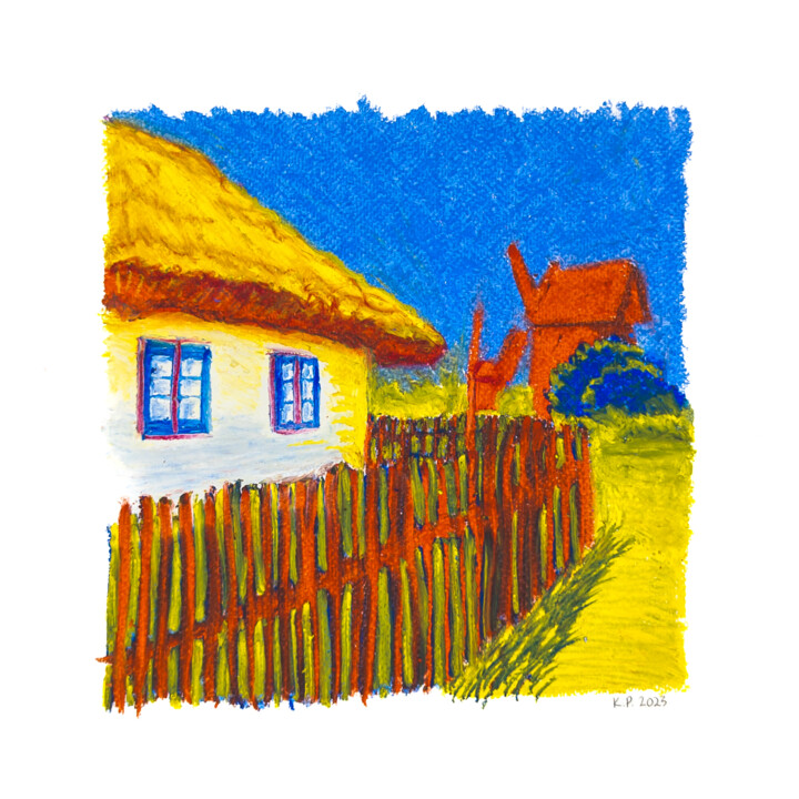 Windmill Resim, 12,8x12,8 in