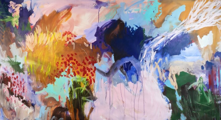 绘画,  41.3x78.7 in 