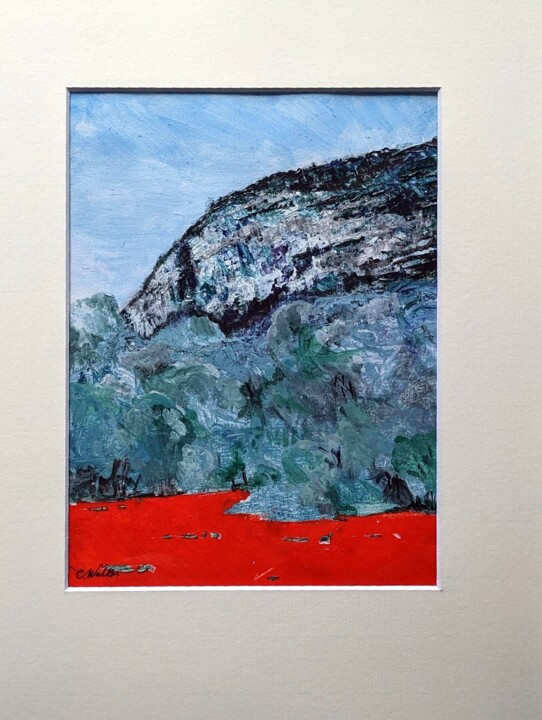 Poppies by le Clapier 绘画, 15.8x11.8 in