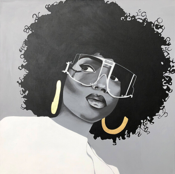 Aura of Elegance 绘画, 31.5x31.5 in