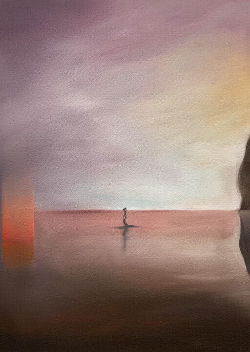 Big Empty III 绘画, 15.8x11.8 in