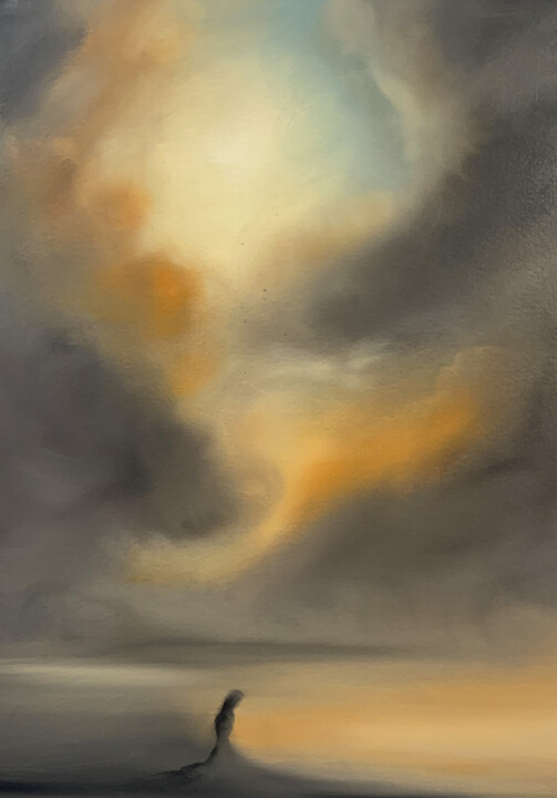 Ancient Light II 绘画, 15.8x11.8 in
