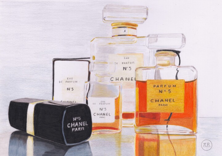 Reflets de l'élégance 图画, 11x15.8 in