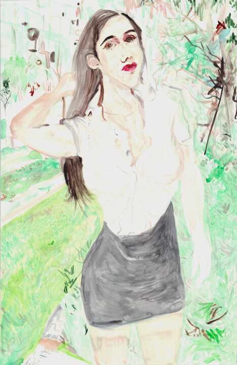 绘画,  22.1x14.3 in 