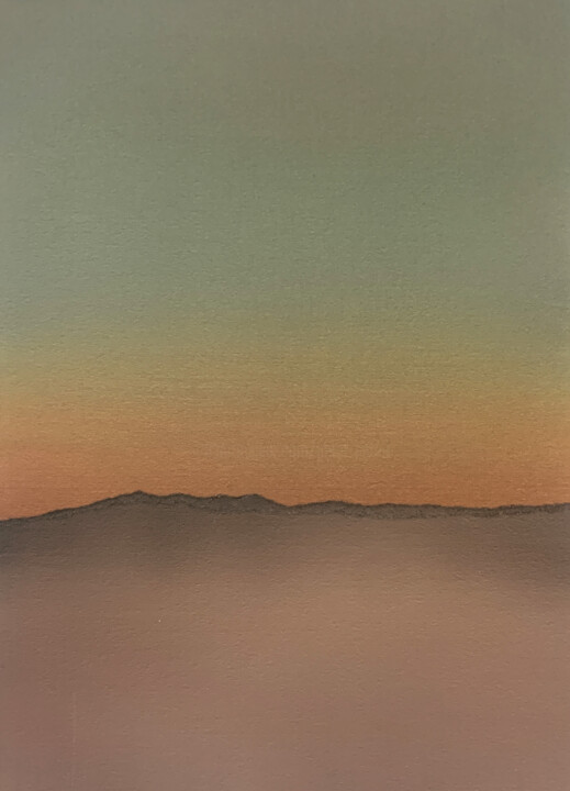 Painting titled "Light Fall - I" by Peter Pitout, Original Artwork, Oil