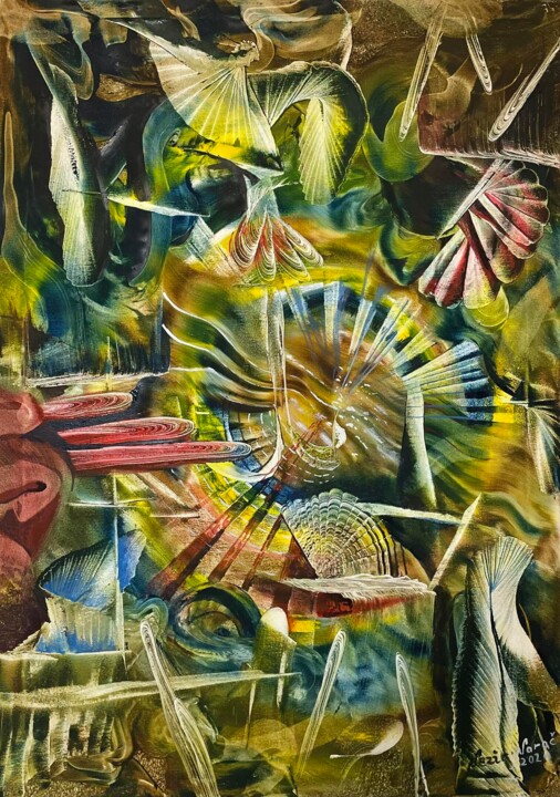 绘画,  27.6x19.7 in 