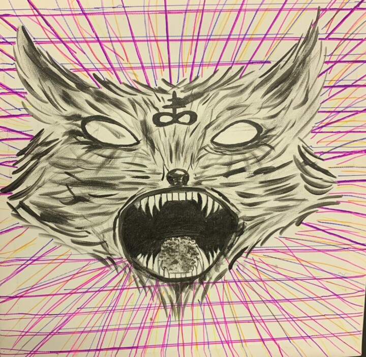 Киса 绘画, 11.4x11.4 in