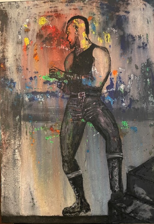 Trying myself 绘画, 39.4x31.5 in