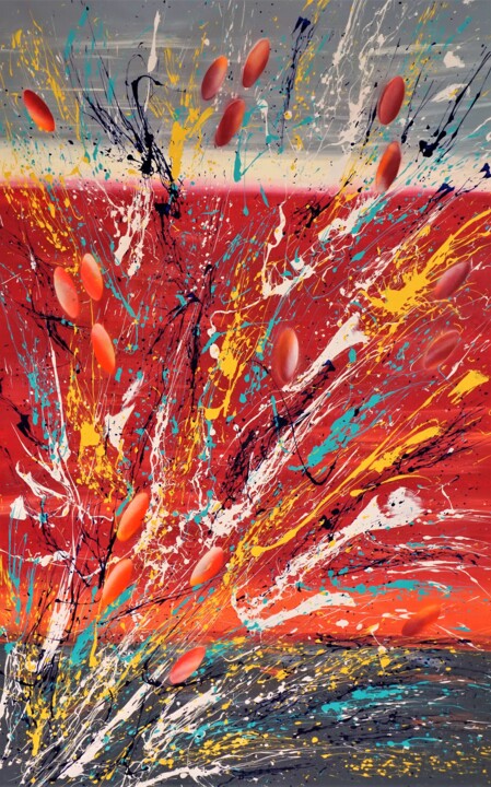 N° 21.10 Eclat de lumière 绘画, 59.1x36.2 in