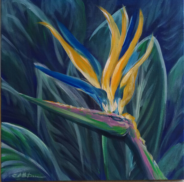 Exotique volatile 绘画, 15.8x15.8 in