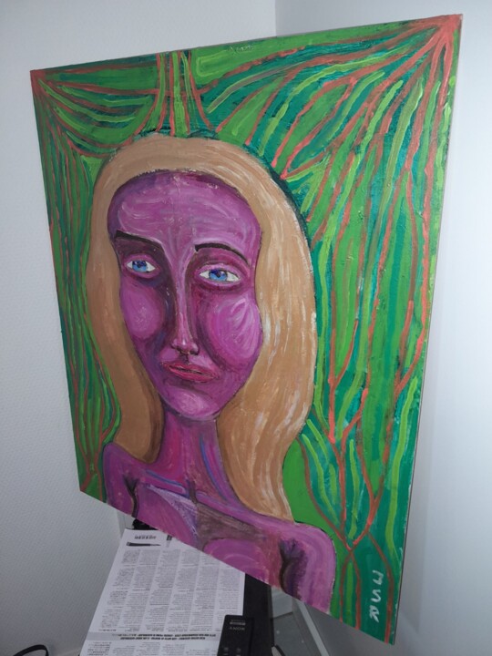 Purple haze 绘画, 31.5x23.6 in
