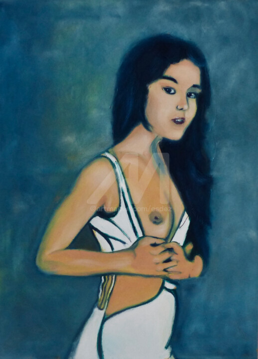 Hésitation 绘画, 31.9x23.6 in