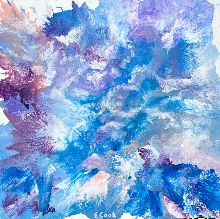 Evening Skies 绘画, 23.6x23.6 in