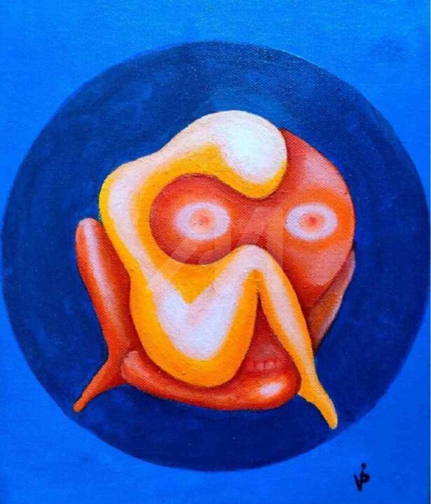 Human heart 绘画, 11.8x9.8 in