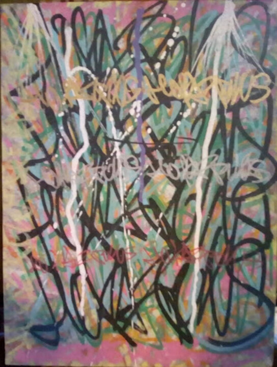 Live On Stage 绘画, 11.2x9.5 in
