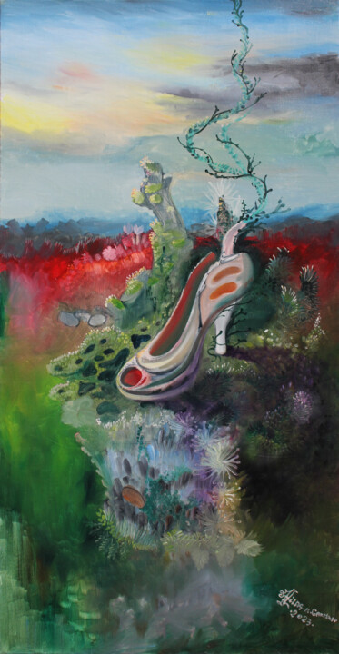 绘画,  47.2x24 in 