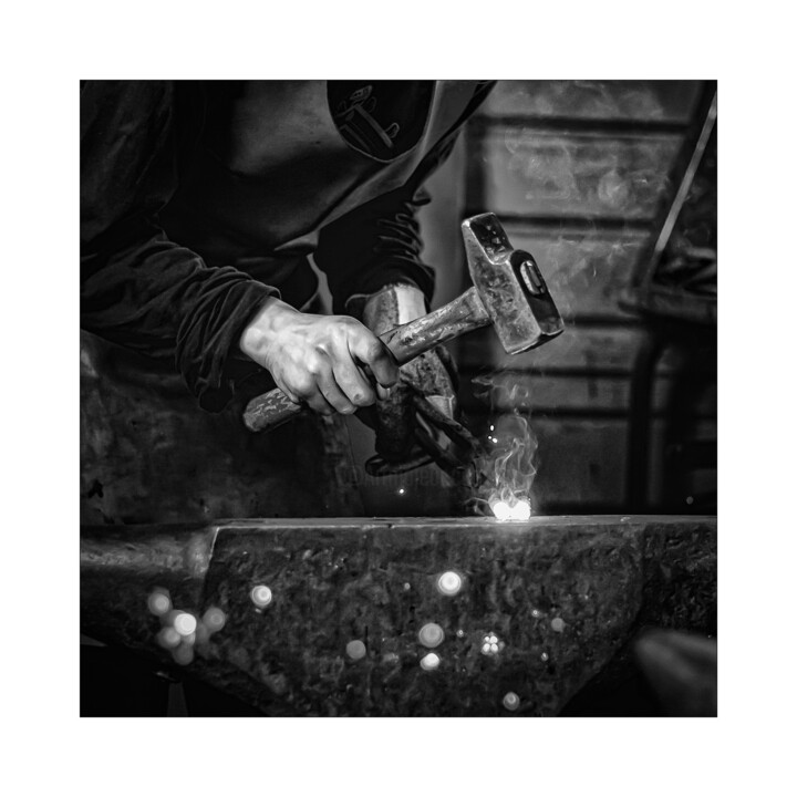 Photography titled "Sparks" by P. Zimmermann, Original Artwork, Digital Photography Mounted on Aluminium
