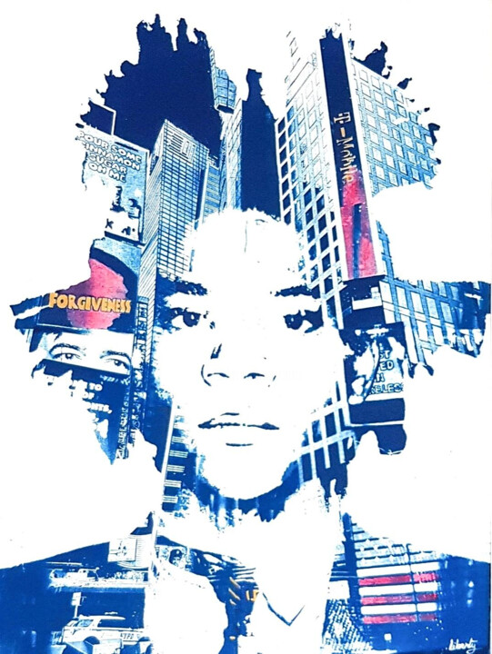 Gravures & estampes intitulée "BASQUIAT" par Liberty, Œuvre d'art originale, Tirage argentique
