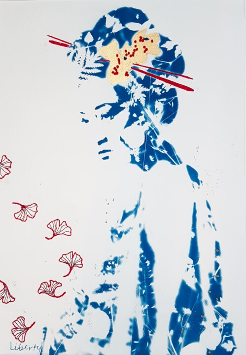 Gravures & estampes intitulée "GEISHA 1" par Liberty, Œuvre d'art originale, Tirage argentique