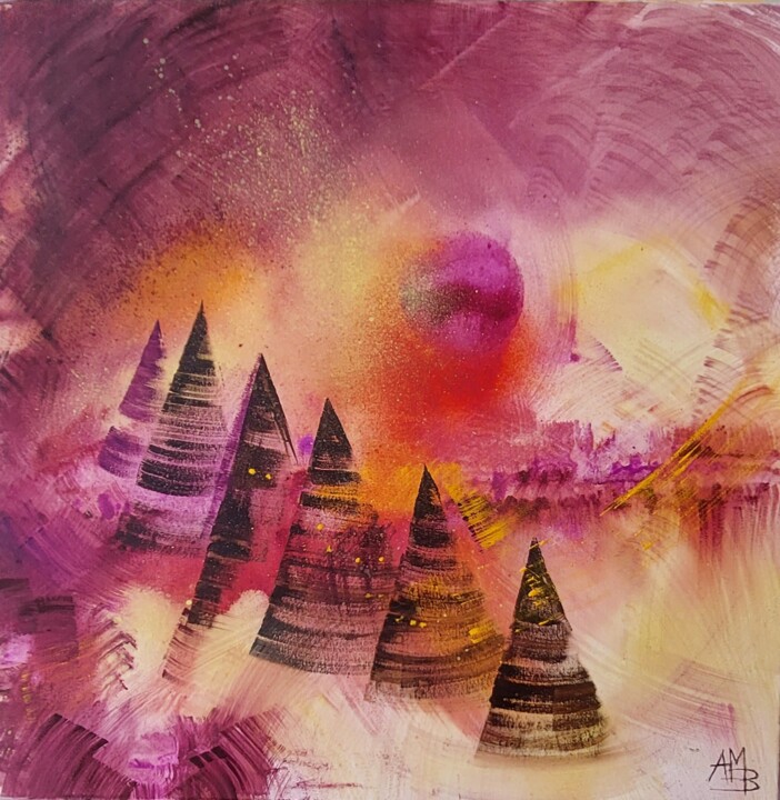 绘画,  19.7x19.7 in 