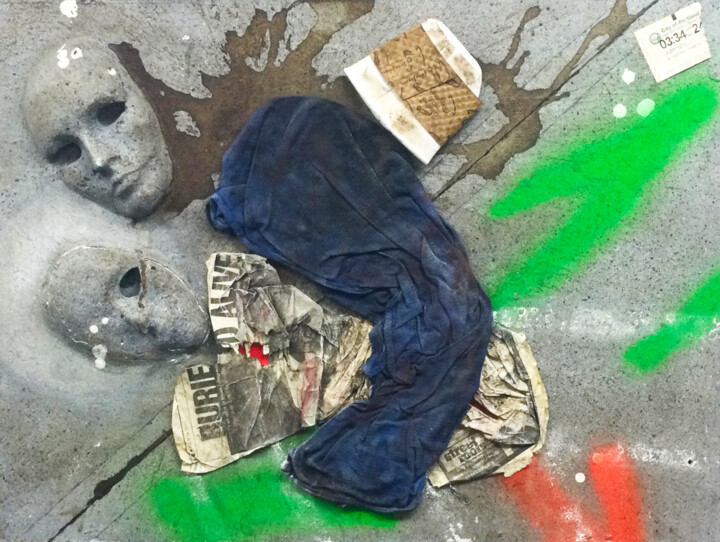 Collages titled "Love For - The Home…" by Paul Wyss, Original Artwork, Collages