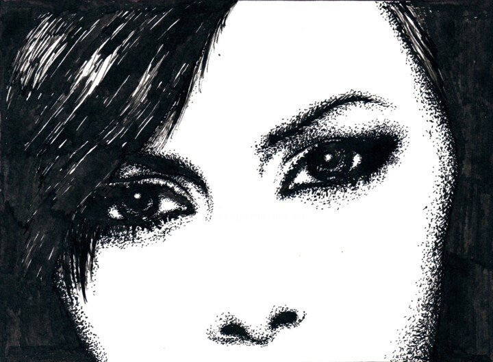 Eyes 13 / Глаза 13 图画, 5.1x7.1 in