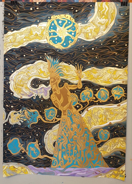 绘画,  27.6x19.7 in 